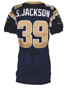 2004 Steven Jackson Rookie St. Louis Rams Game-Used Home Jersey