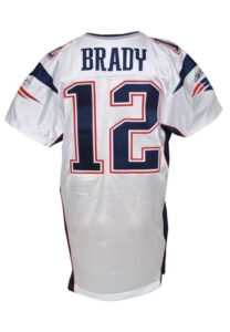 2004 Tom Brady New England Patriots Game-Used Road Jersey