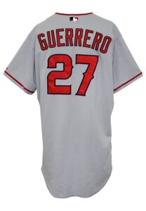 2004 Vladimir Guerrero Anaheim Angels Game-Used Road Jersey