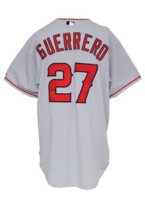 2004 Vladimir Guerrero Anaheim Angels Game-Used Road Jersey