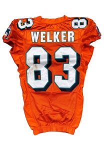 2004 Wes Welker Miami Dolphins Game-Used Jersey