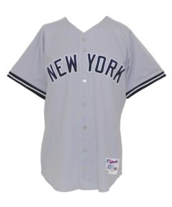 2004 Willie Randolph NY Yankees Coaches Worn Road Jersey