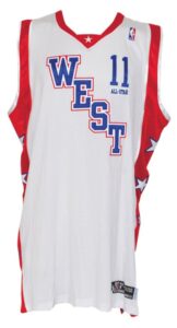 2004 Yao Ming Western Conference All-Star Game-Used & Autographed Uniform