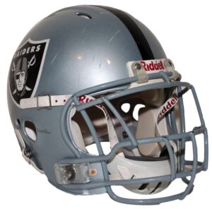 2004 Zack Crockett Oakland Raiders Game-Used Helmet