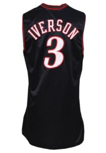 2005-06 Allen Iverson Philadelphia 76ers Game-Used Road Jersey