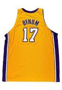 2005-06 Andrew Bynum LA Lakers Game-Used Jersey