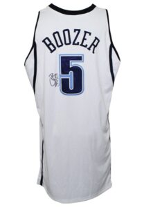 2005-06 Carlos Boozer Utah Jazz Game-Used & Autographed Home Jersey