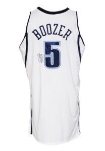 2005-06 Carlos Boozer Utah Jazz Game-Used & Autographed Home Jersey