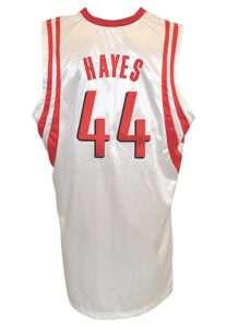 2005-06 Chuck Hayes Houston Rockets Game-Used & Autographed Home Jersey