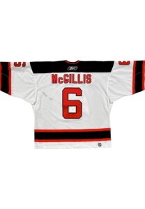 2005-06 Dan McGillis NJ Devils Game-Used Jersey