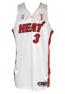 2005-06 Dwyane Wade Miami Heat NBA Finals Game-Used Home Jersey