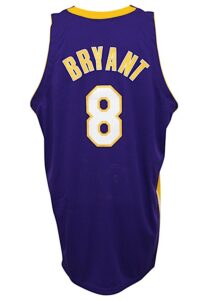 2005-06 Kobe Bryant Los Angeles Lakers Game-Used Road Jersey 