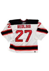 2005-06 Krisjanis Redlihs NJ Devils Game-Used Jersey