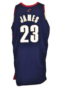 2005-06 LeBron James Cleveland Cavaliers Game-Used Alternate Jersey