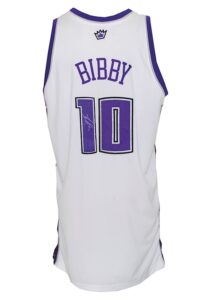 2005-06 Mike Bibby Sacramento Kings Game-Used & Autographed Home Jersey