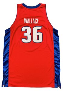 2005-06 Rasheed Wallace Detroit Pistons Game-Used Jersey