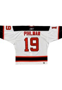 2005-06 Tuomas Pihlman NJ Devils Game-Used & Signed Jersey