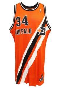 2005-06 Vin Baker Los Angeles Clippers “Buffalo Braves” Game-Used Hardwood Classics TBTC Jersey 