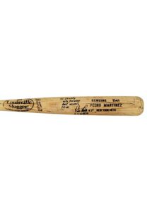 2005-08 Pedro Martinez New York Mets Game-Used & Autographed Bat