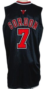 2005-2006 Ben Gordon Chicago Bulls Game-Used & Autographed Road Alternate Jersey