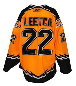 2005-2006 Brian Leetch Boston Bruins Game-Used “Bear Head” Alternate Jersey