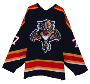 2005-2006 Chris Gratton Florida Panthers Game-Used Road Jersey