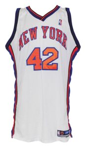 2005-2006 David Lee Rookie New York Knicks Game-Used Home Jersey