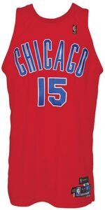 2005-2006 Jannero Pargo Chicago Bulls Turn-Back-the-Clock Game-Used Road Uniform