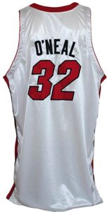 2005-2006 Shaquille O’Neal Miami Heat Game-Used Home Jersey