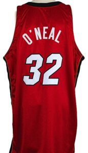 2005-2006 Shaquille O’Neal Miami Heat Game-Used Road Alternate Jersey