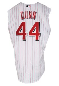 2005 Adam Dunn Cincinnati Reds Game-Used Home Jersey