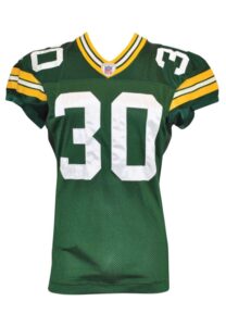 2005 Ahman Green Green Bay Packers Game-Used Home Jersey