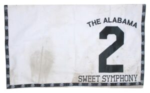 2005 Alabama Stakes Saddle-Cloth Worn by Sweet Symphony