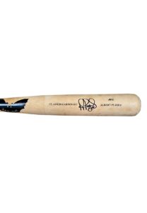 2005 Albert Pujols St. Louis Cardinals Game-Used & Signed Bat