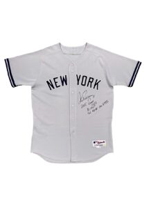 2005 Alex Rodriguez NY Yankees Game-Used & Signed 8 Home Run Road Jersey