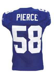 2005 Antonio Pierce NY Giants Game-Used Home Jersey