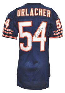 2005 Brian Urlacher Chicago Bears Game-Used & Autographed Home Jersey