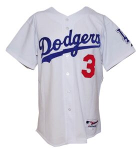 2005 Cesar Izturis Los Angeles Dodgers Game-Used Road & Home Jerseys