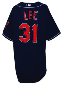 2005 Cliff Lee Cleveland Indians Game-Used Alternate Jersey