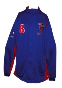 2005 Darvin Ham Detroit Pistons Game-Used NBA Finals Road Warm-Up Jacket & Pants