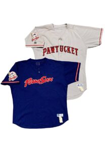 2005 Dustin Pedroia Pawtucket Red Sox Minor League Game-Used Jerseys