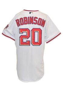 2005 Frank Robinson Washington Nationals Manager-Worn & Autographed Home Jersey