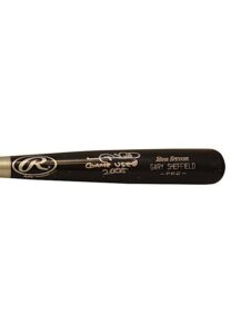 2005 Gary Sheffield New York Yankees Game-Used & Autographed Bat