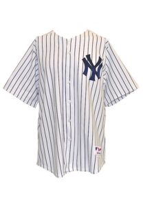 2005 Gary Sheffield New York Yankees Game-Used & Autographed Home Jersey