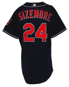 2005 Grady Sizemore Cleveland Indians Game-Used Alternate Jersey