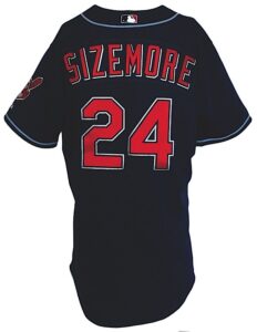 2005 Grady Sizemore Cleveland Indians Game-Used Alternate Jersey