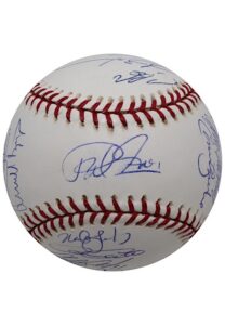 2005 Houston Astros High Grade Team-Signed OWS Baseball