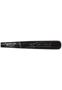 2005 Jim Edmonds St. Louis Cardinals Game-Used & Autographed Bat