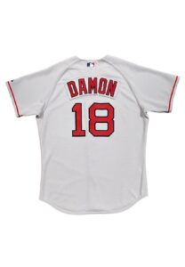 2005 Johnny Damon Boston Red Sox Game-Used Road Jersey