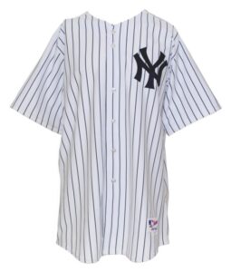 2005 Jorge Posada NY Yankees Game-Used Home Jersey